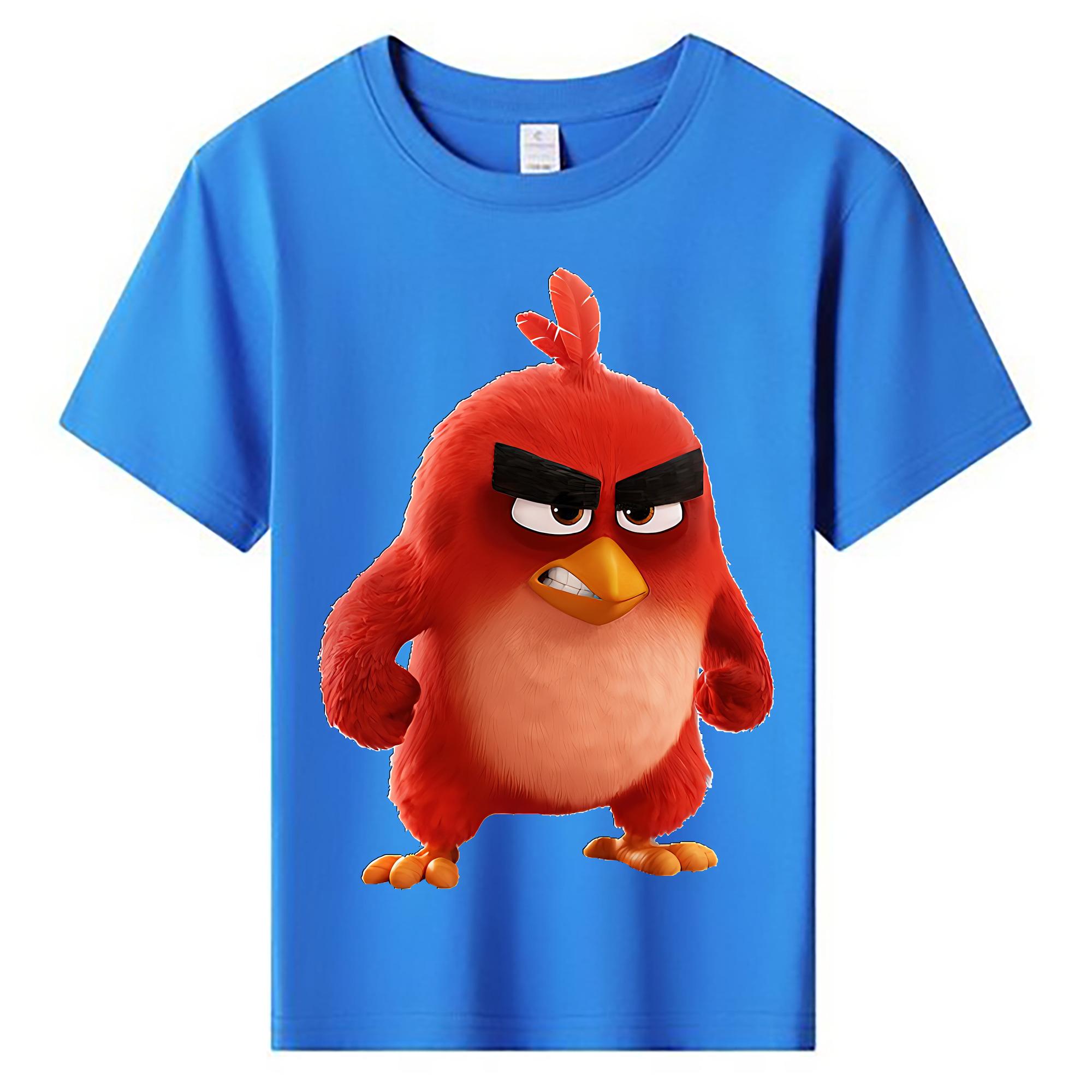 （画像用） Angry Birds アングリーバード 綿100％キッズTシャツ（フロントプリント）